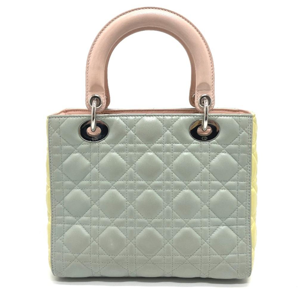 Green Leather Dior Travel Bag