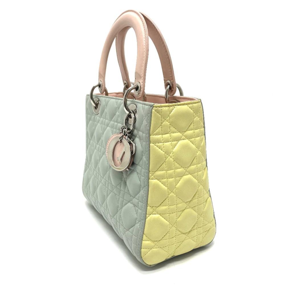 Green Leather Dior Travel Bag