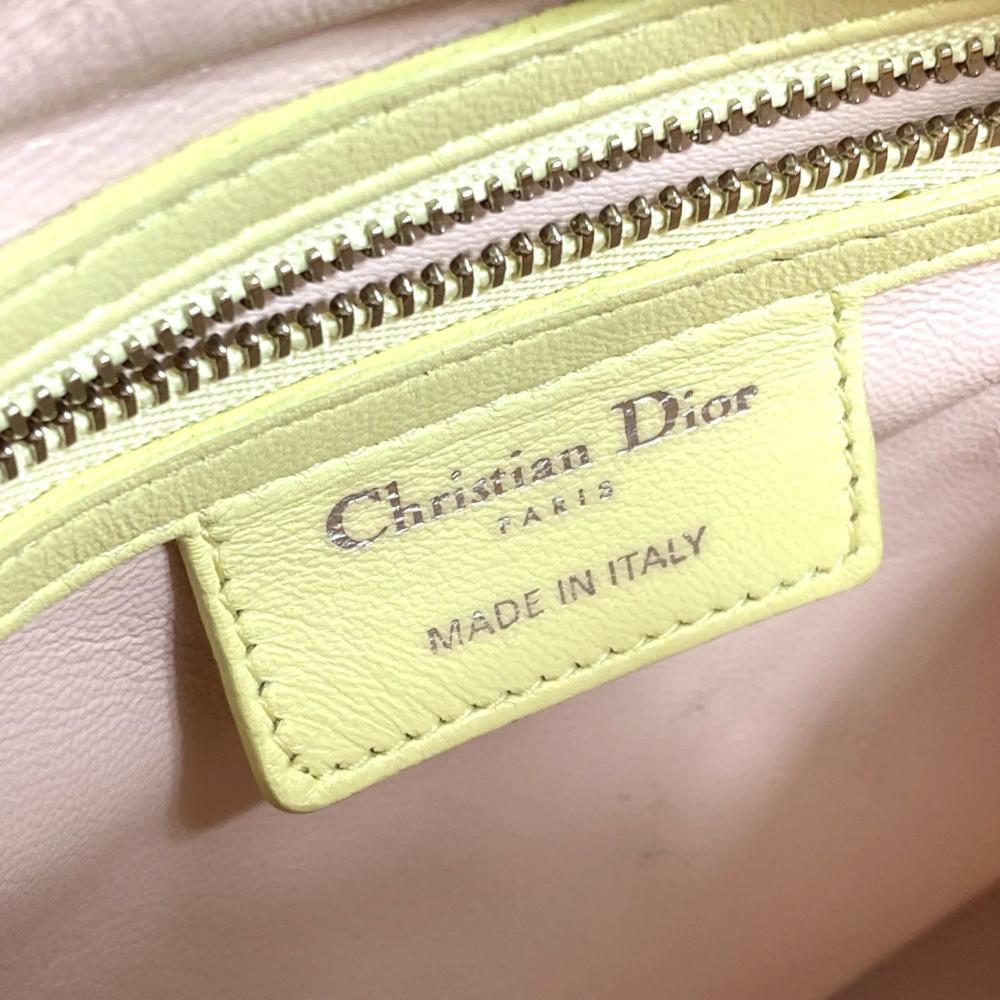 Green Leather Dior Travel Bag