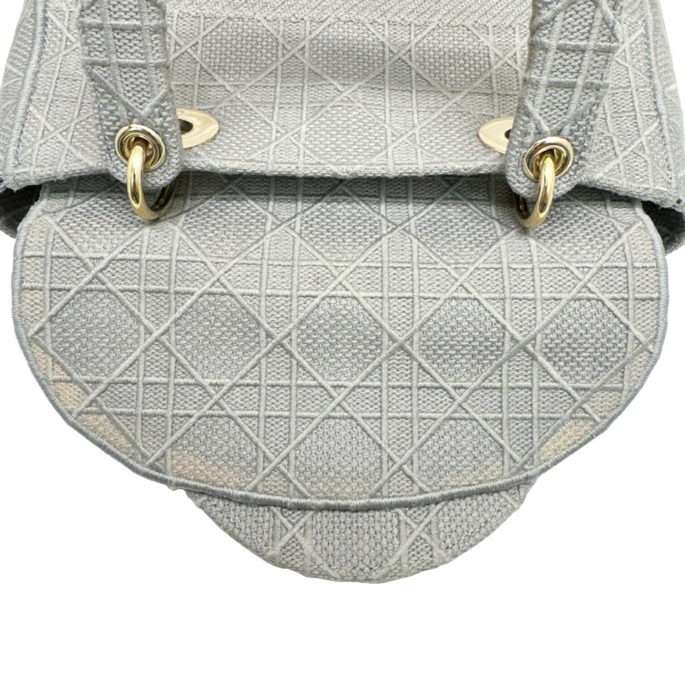 Grey Canvas Dior Lady Dior