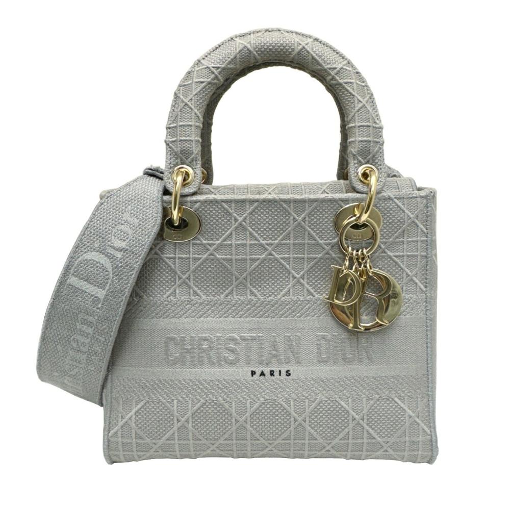 Grey Canvas Dior Lady Dior