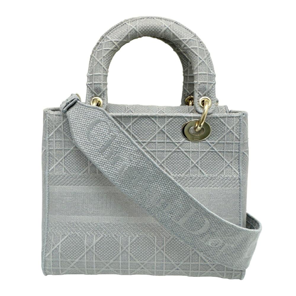 Grey Canvas Dior Lady Dior