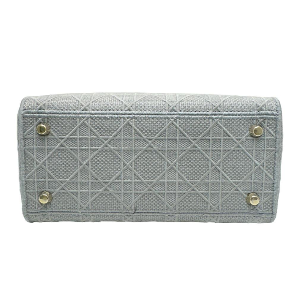 Grey Canvas Dior Lady Dior