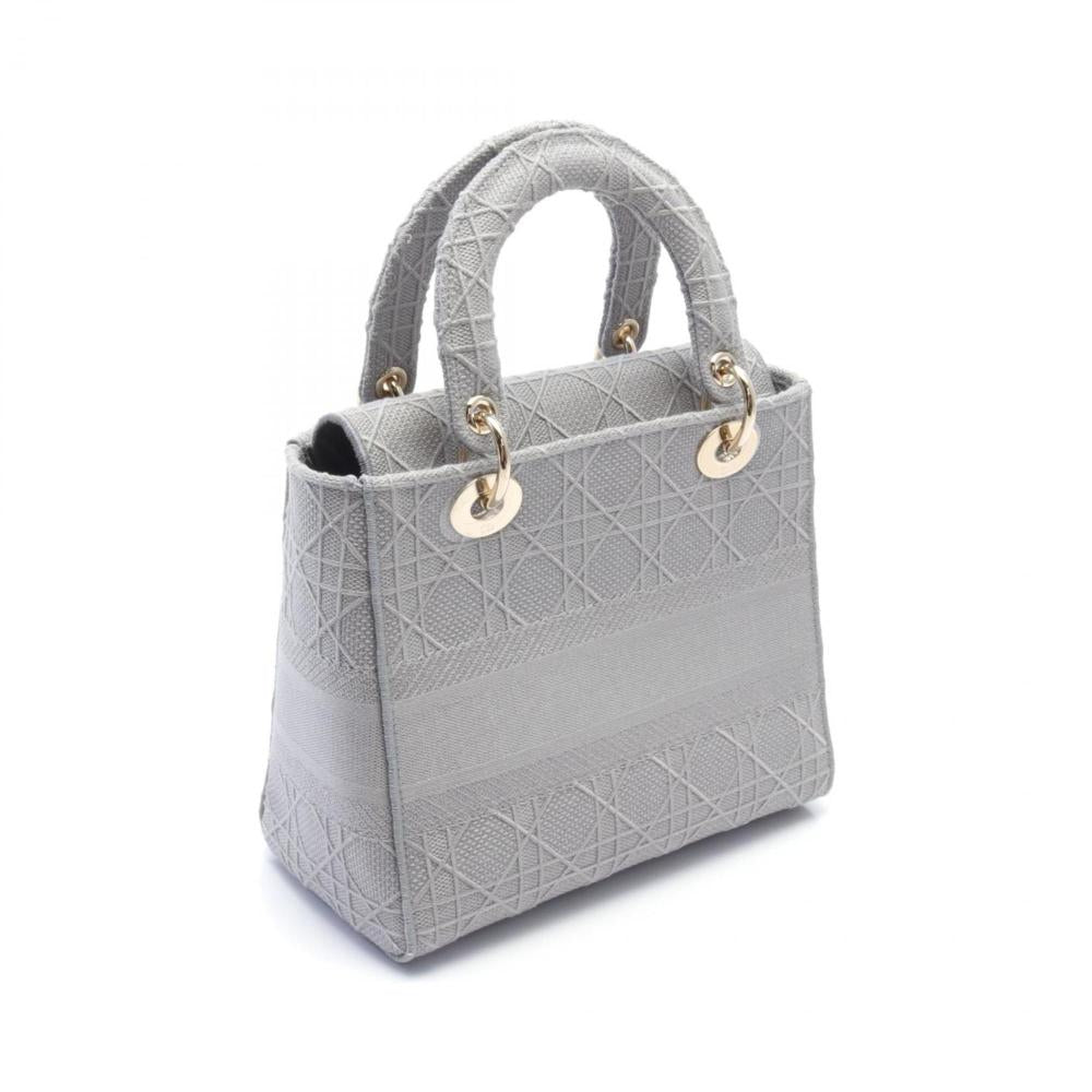 Grey Canvas Dior Lady Dior