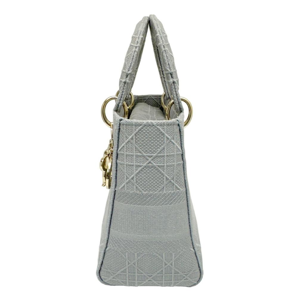 Grey Canvas Dior Lady Dior