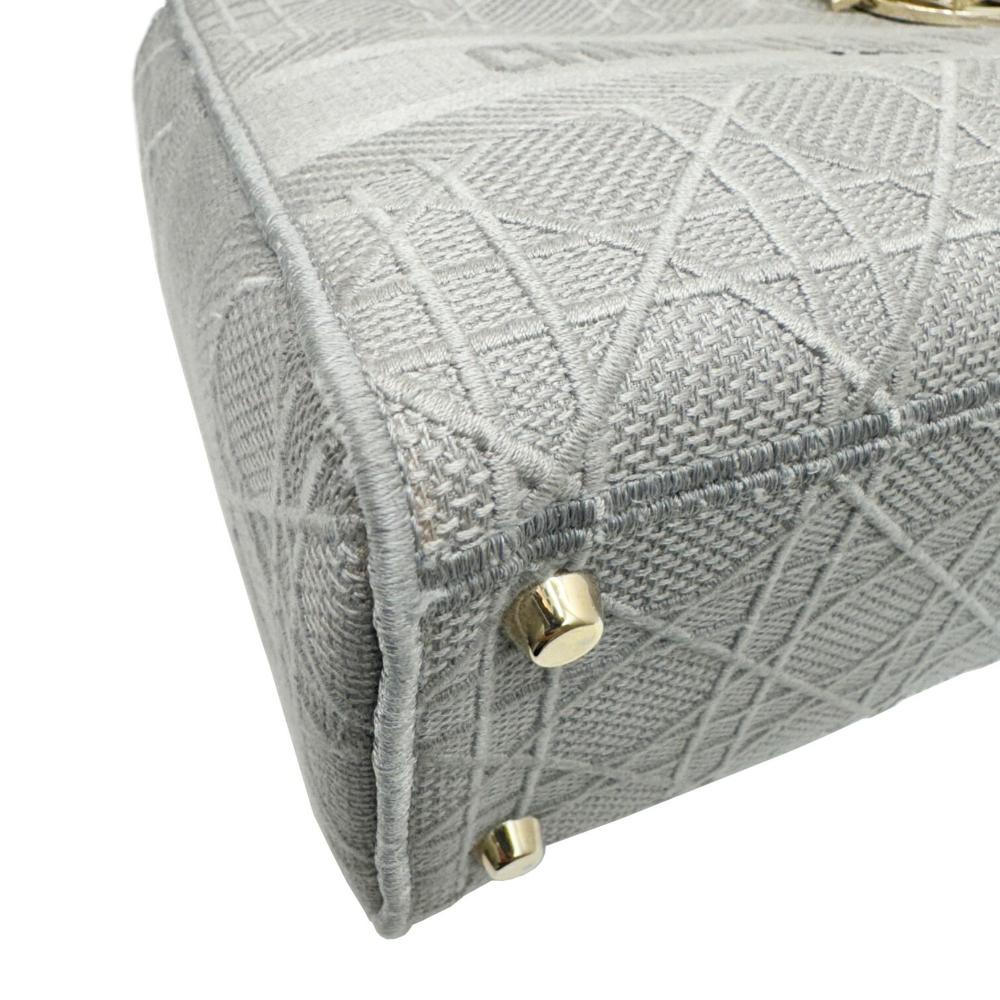 Grey Canvas Dior Lady Dior