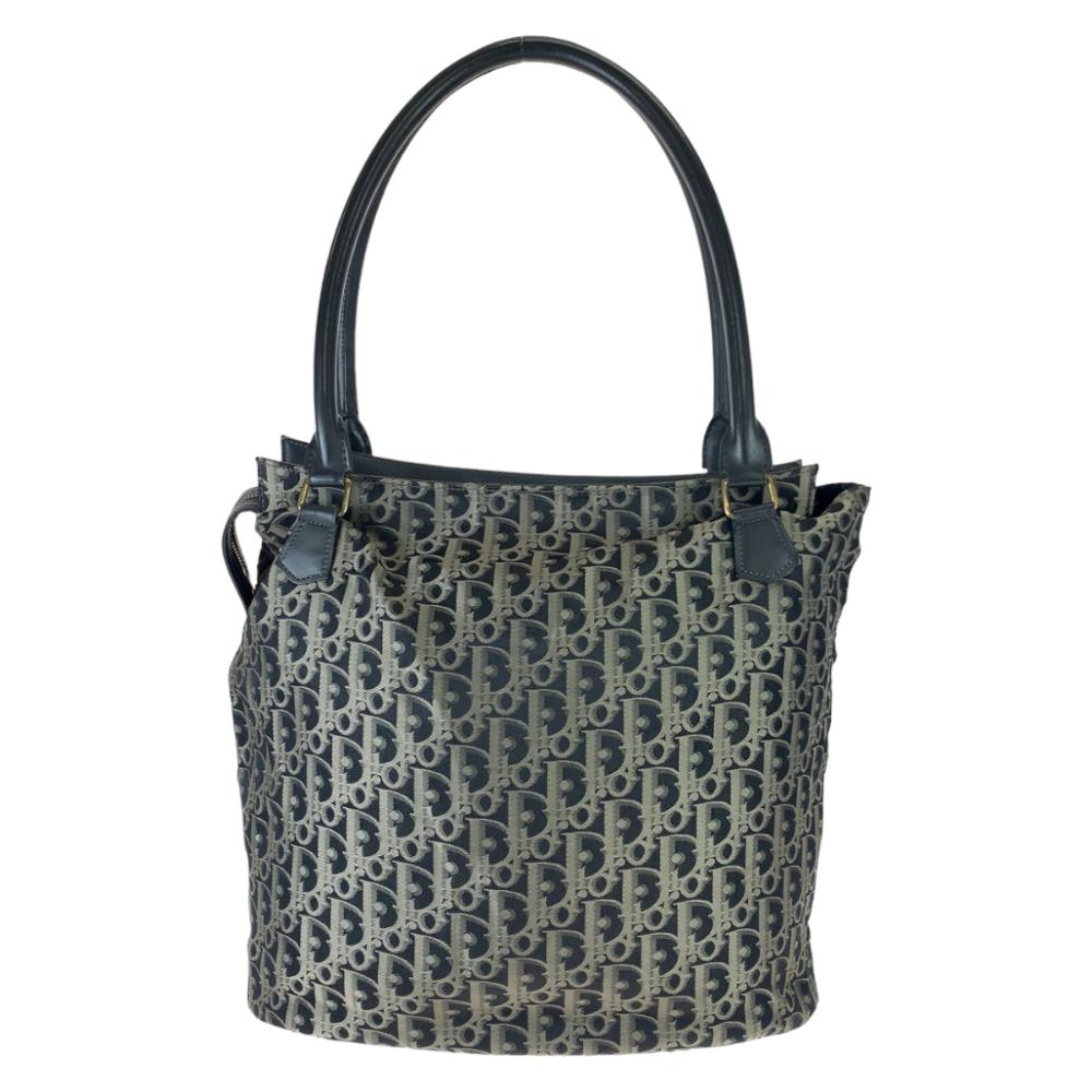 Grey Canvas Dior Tote