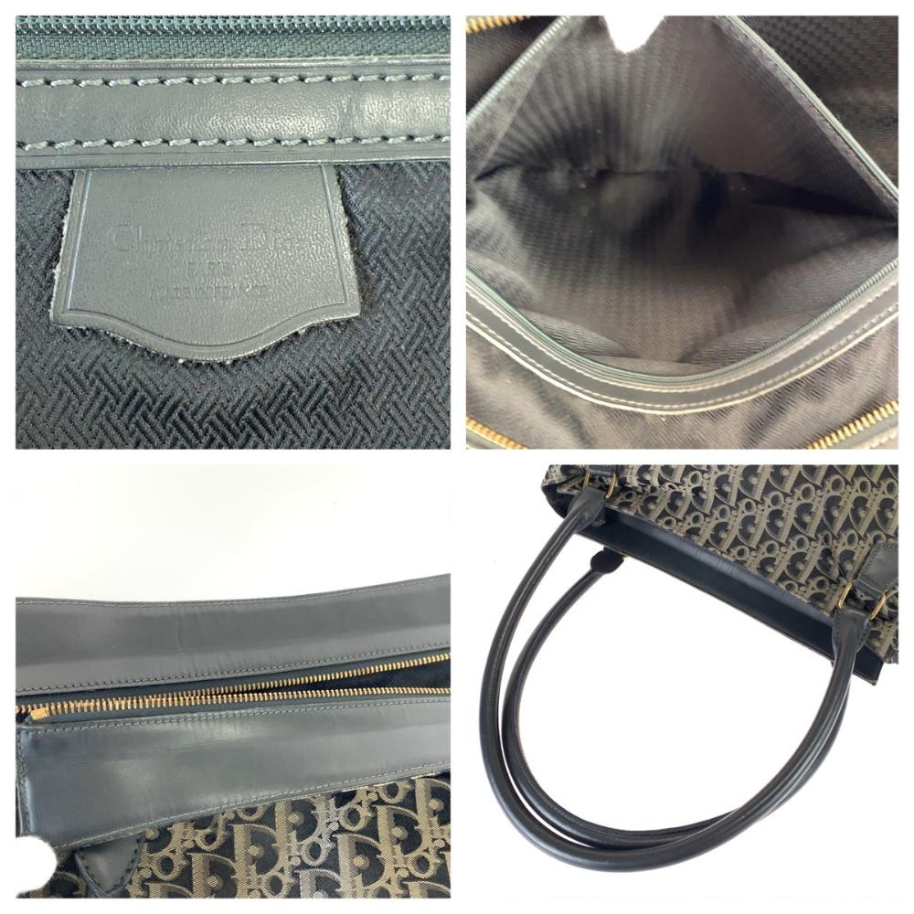 Grey Canvas Dior Tote