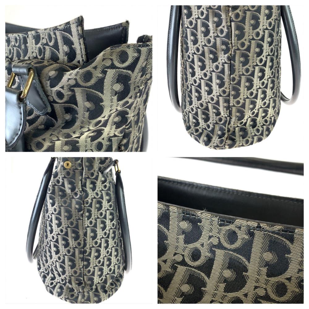 Grey Canvas Dior Tote