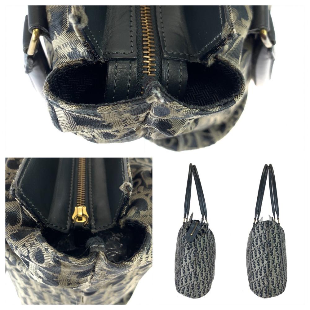 Grey Canvas Dior Tote