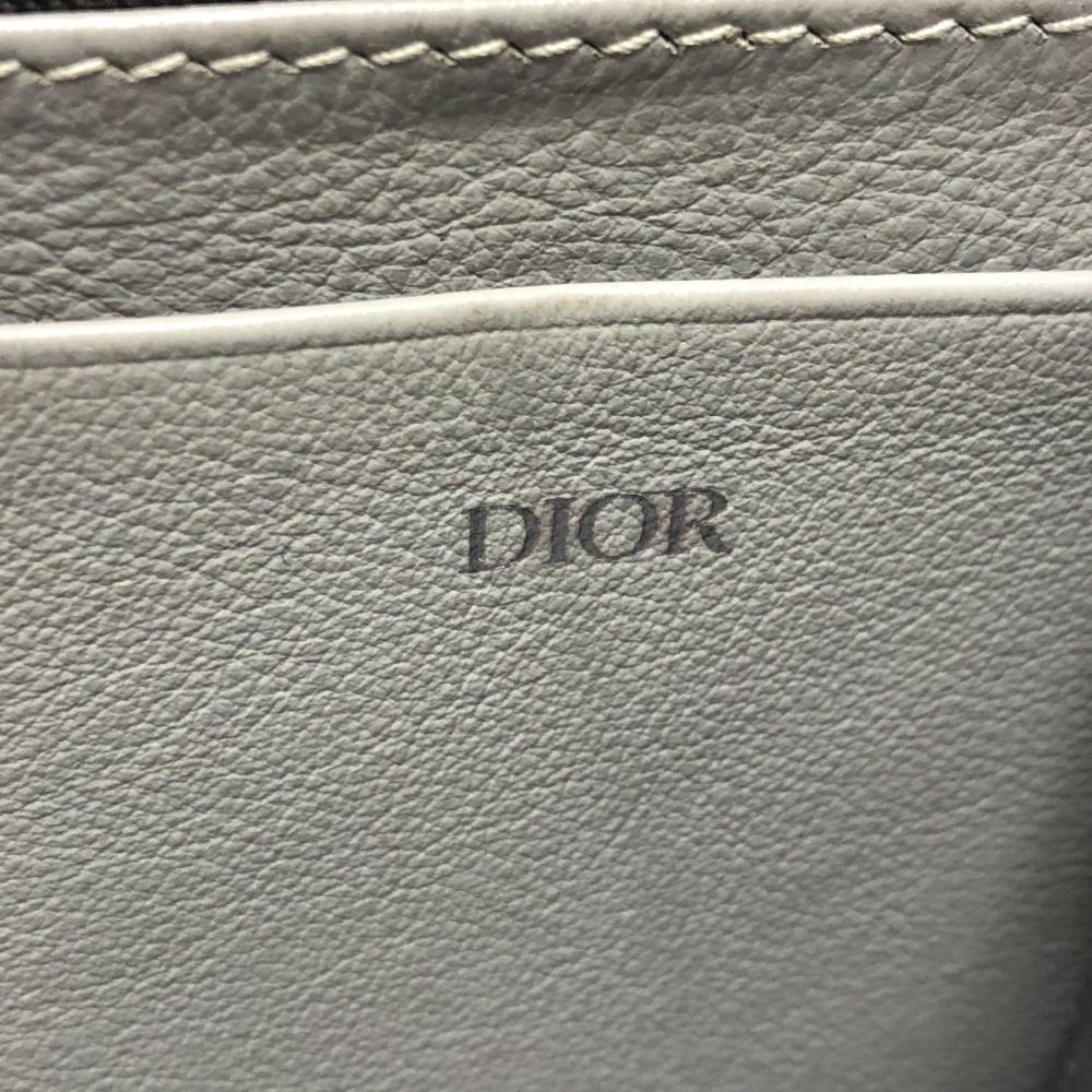 Grey Canvas Dior Trotter Crossbody Bag