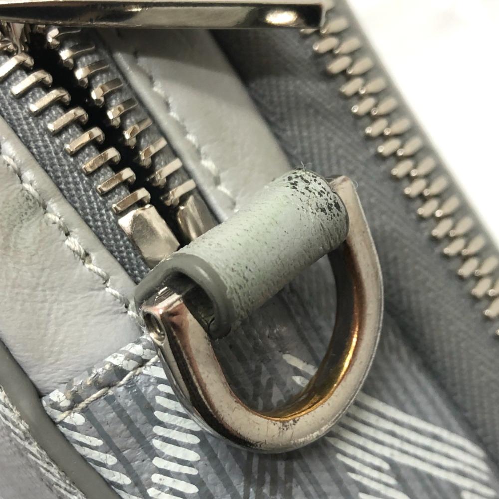 Grey Canvas Dior Trotter Crossbody Bag