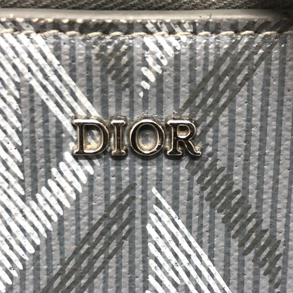 Grey Canvas Dior Trotter Crossbody Bag