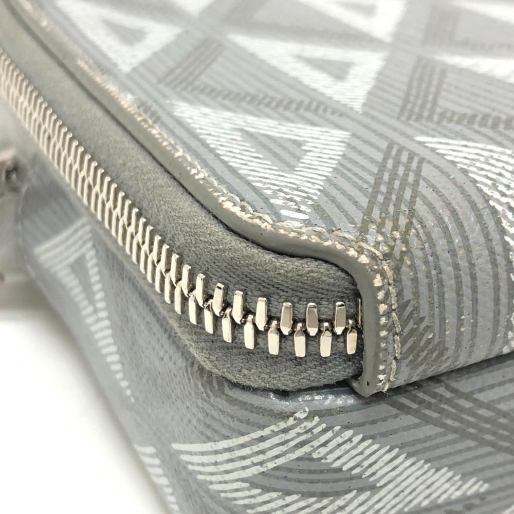 Grey Canvas Dior Trotter Crossbody Bag