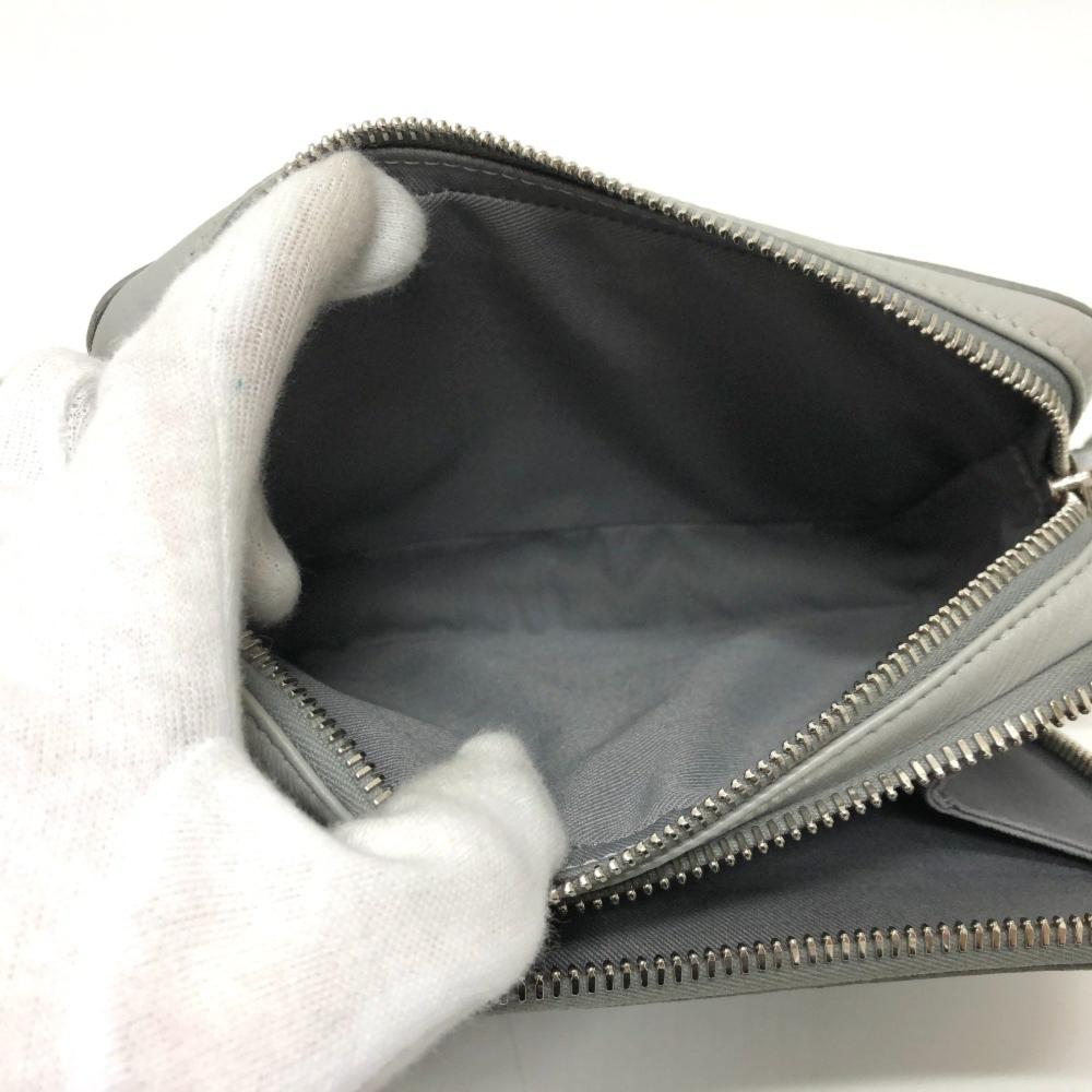 Grey Canvas Dior Trotter Crossbody Bag