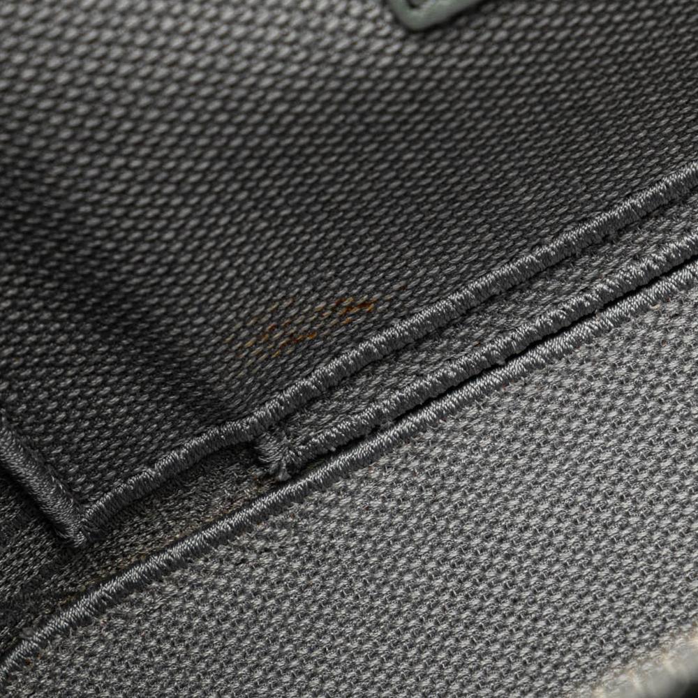 Grey Canvas Dior Vanity Bag