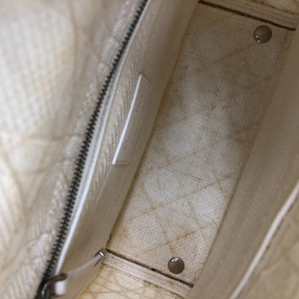 Grey Fabric Dior Lady Dior