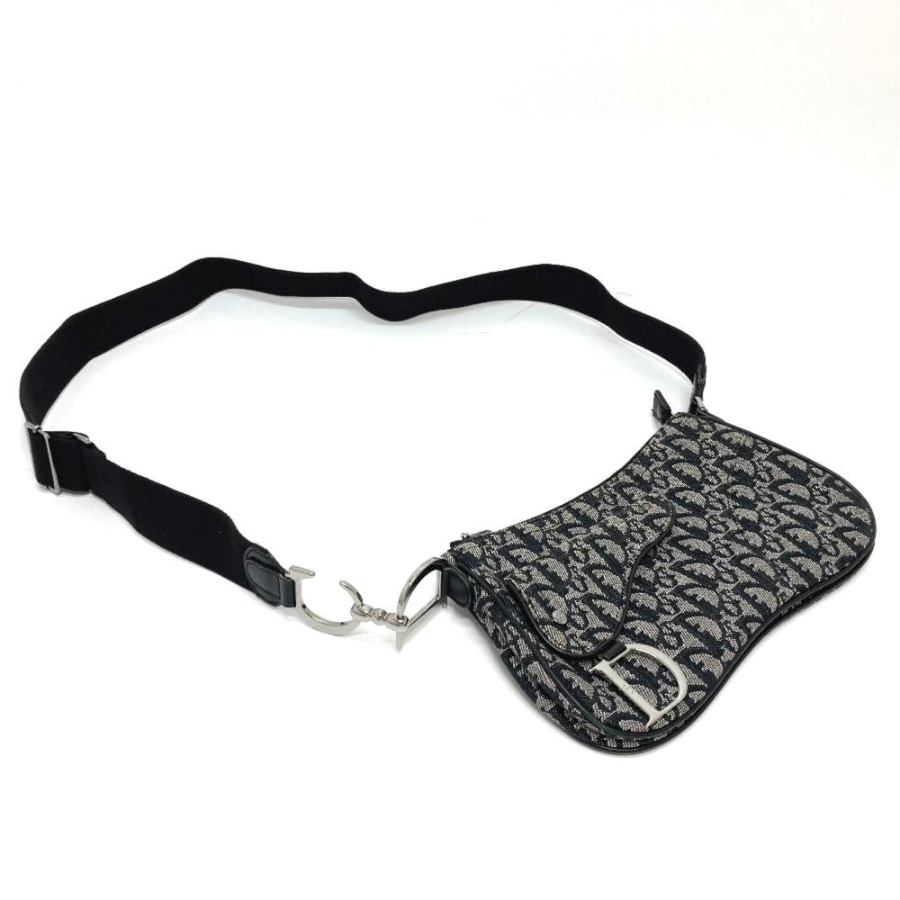 Grey Fabric Dior Travel Bag