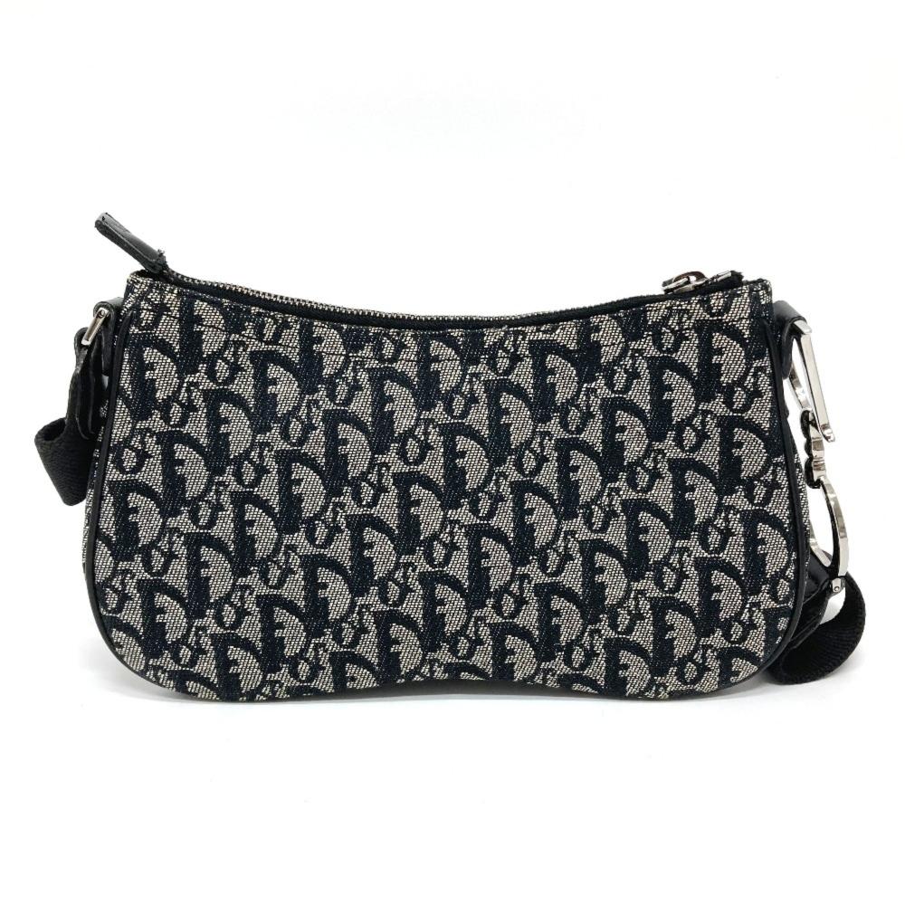 Grey Fabric Dior Travel Bag