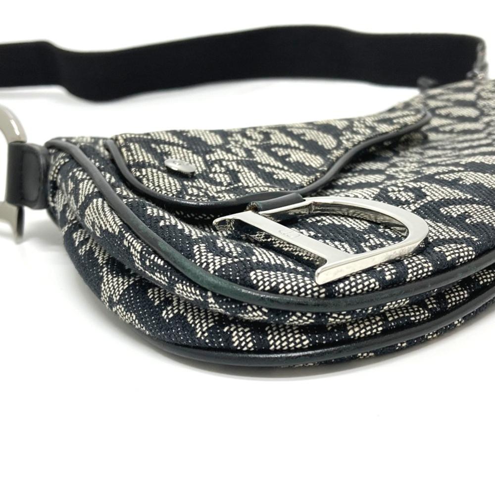 Grey Fabric Dior Travel Bag