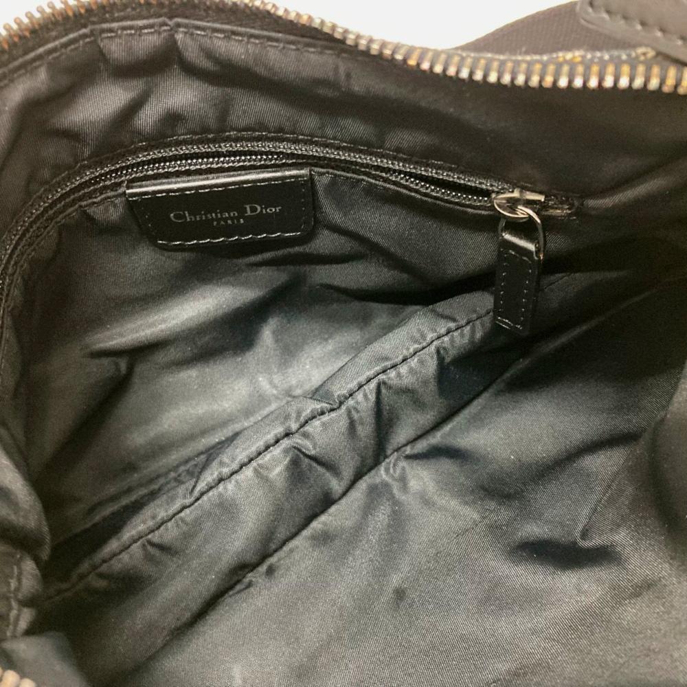 Grey Fabric Dior Travel Bag