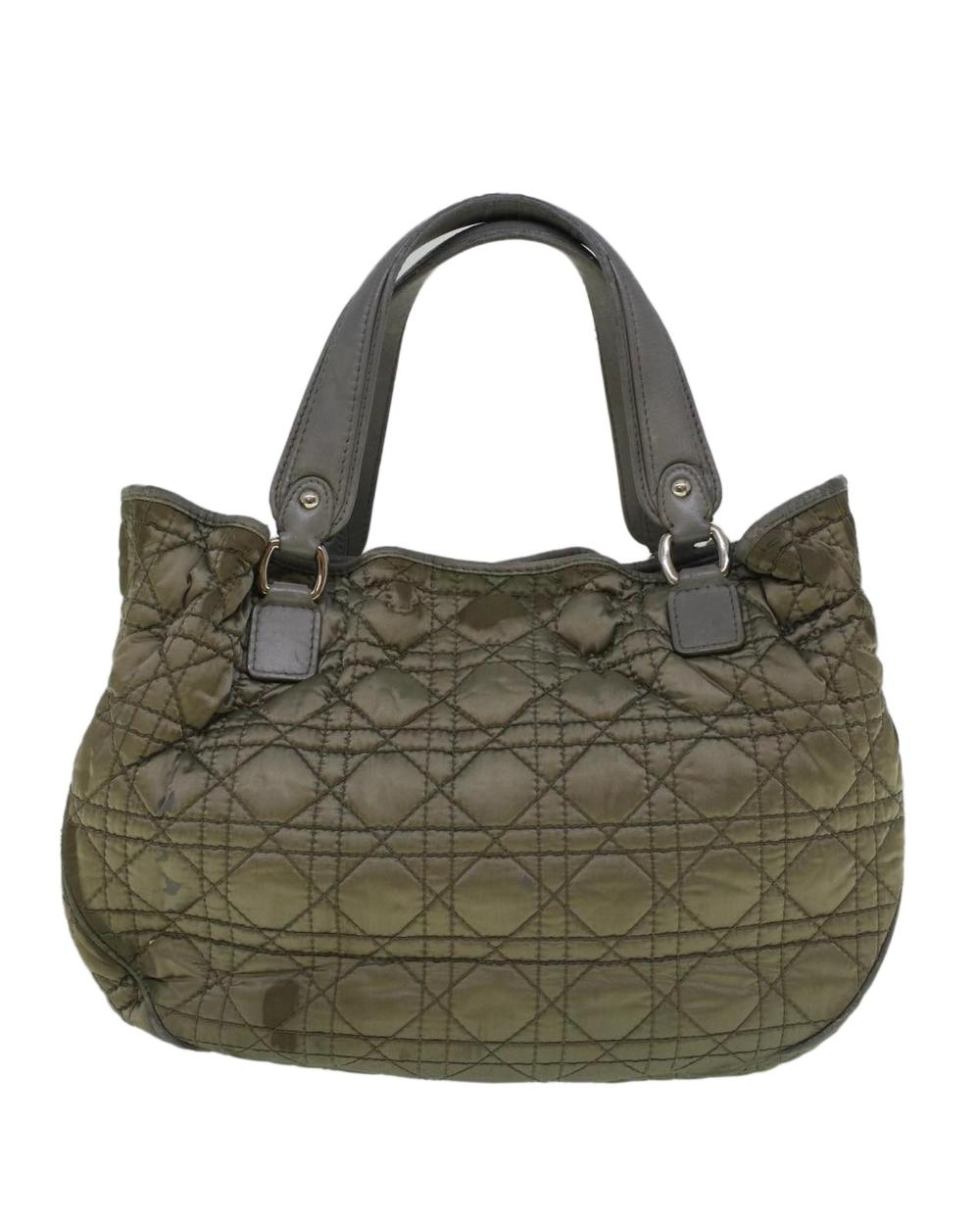 Grey Nylon Dior Handbag