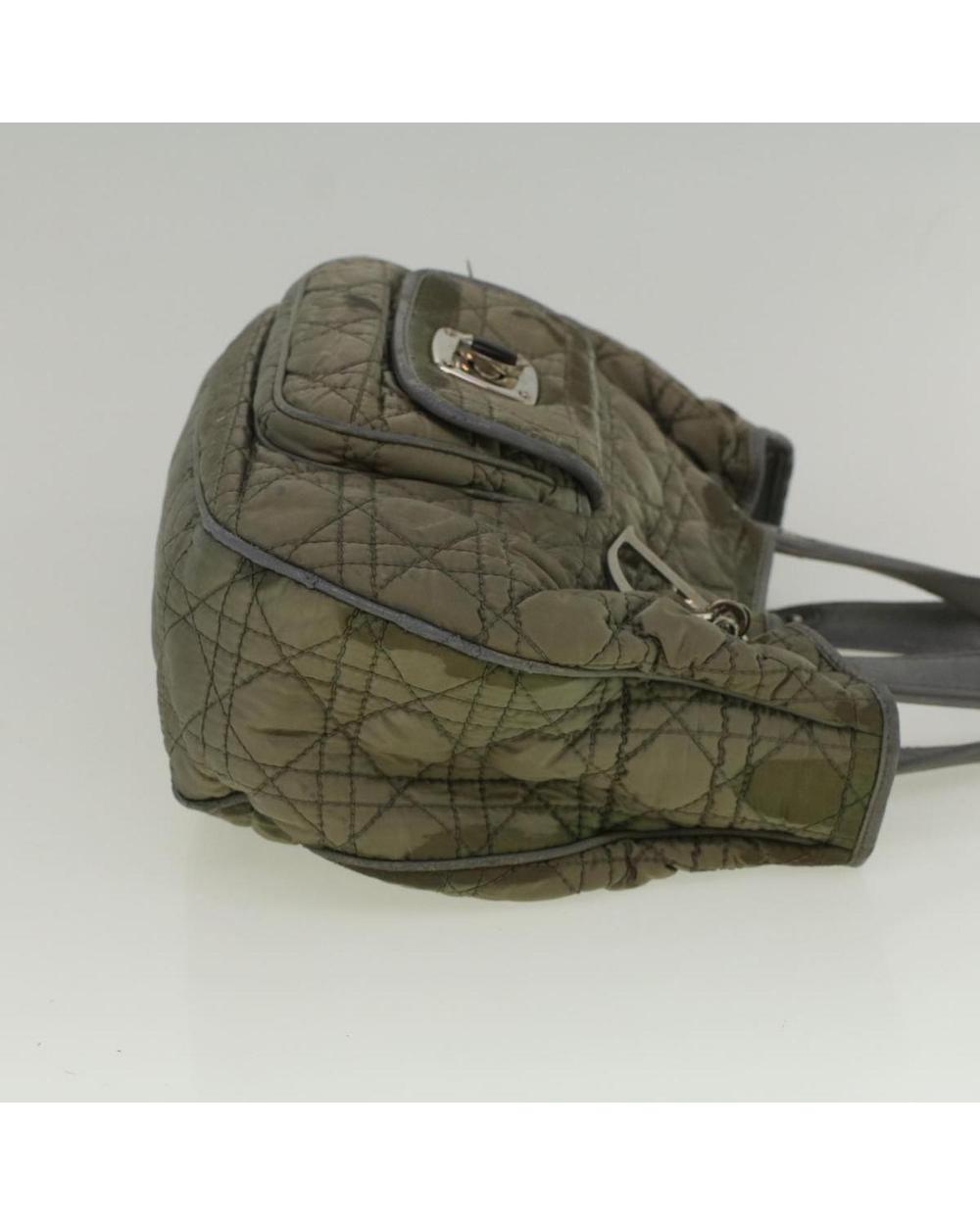 Grey Nylon Dior Handbag