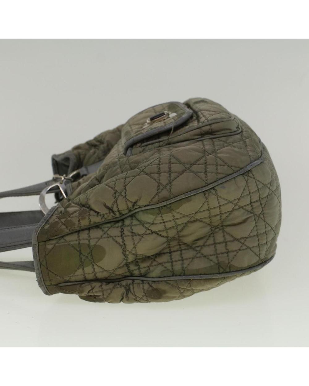 Grey Nylon Dior Handbag