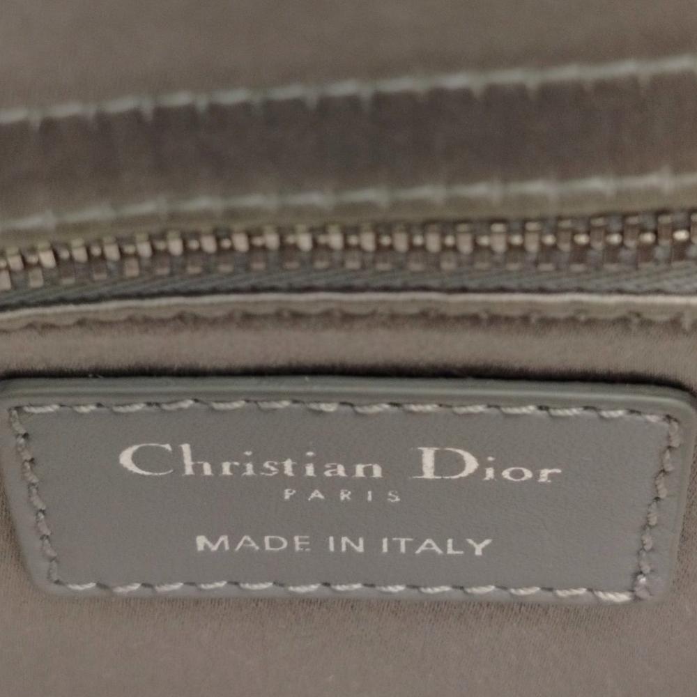 Grey Satin Dior Lady Dior