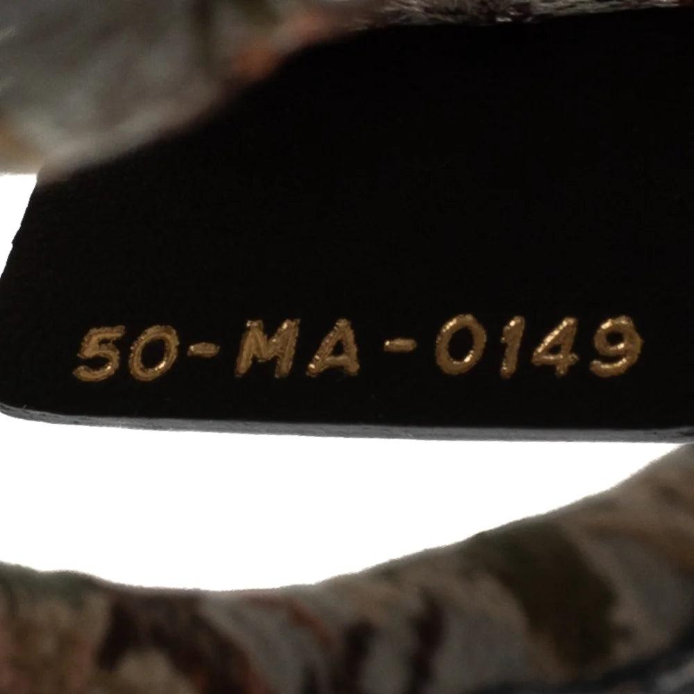 Multicolor Canvas Dior Book Tote