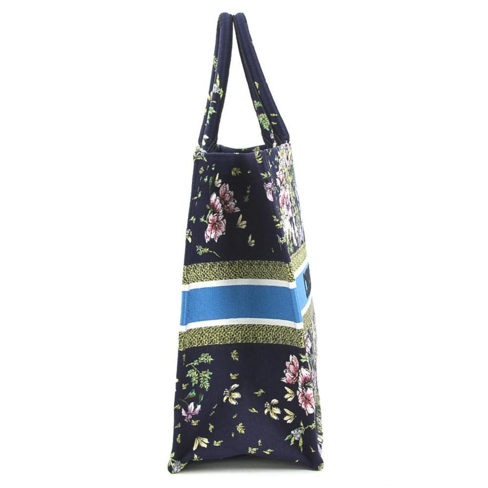 Multicolor Canvas Dior Tote