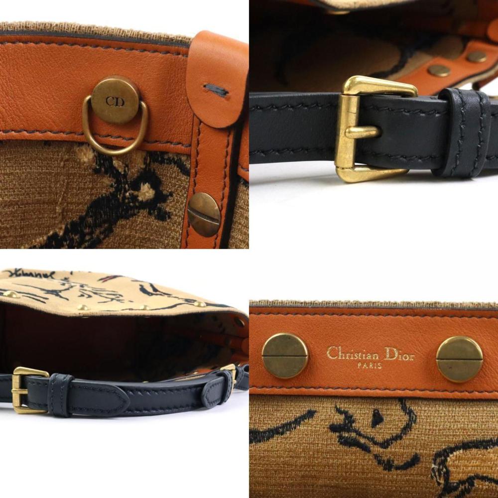 Multicolor Canvas Dior Handbag