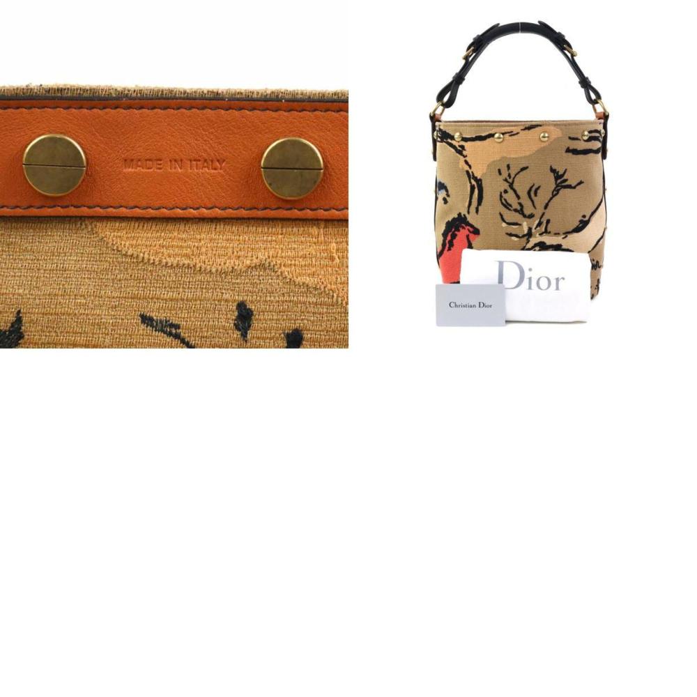 Multicolor Canvas Dior Handbag