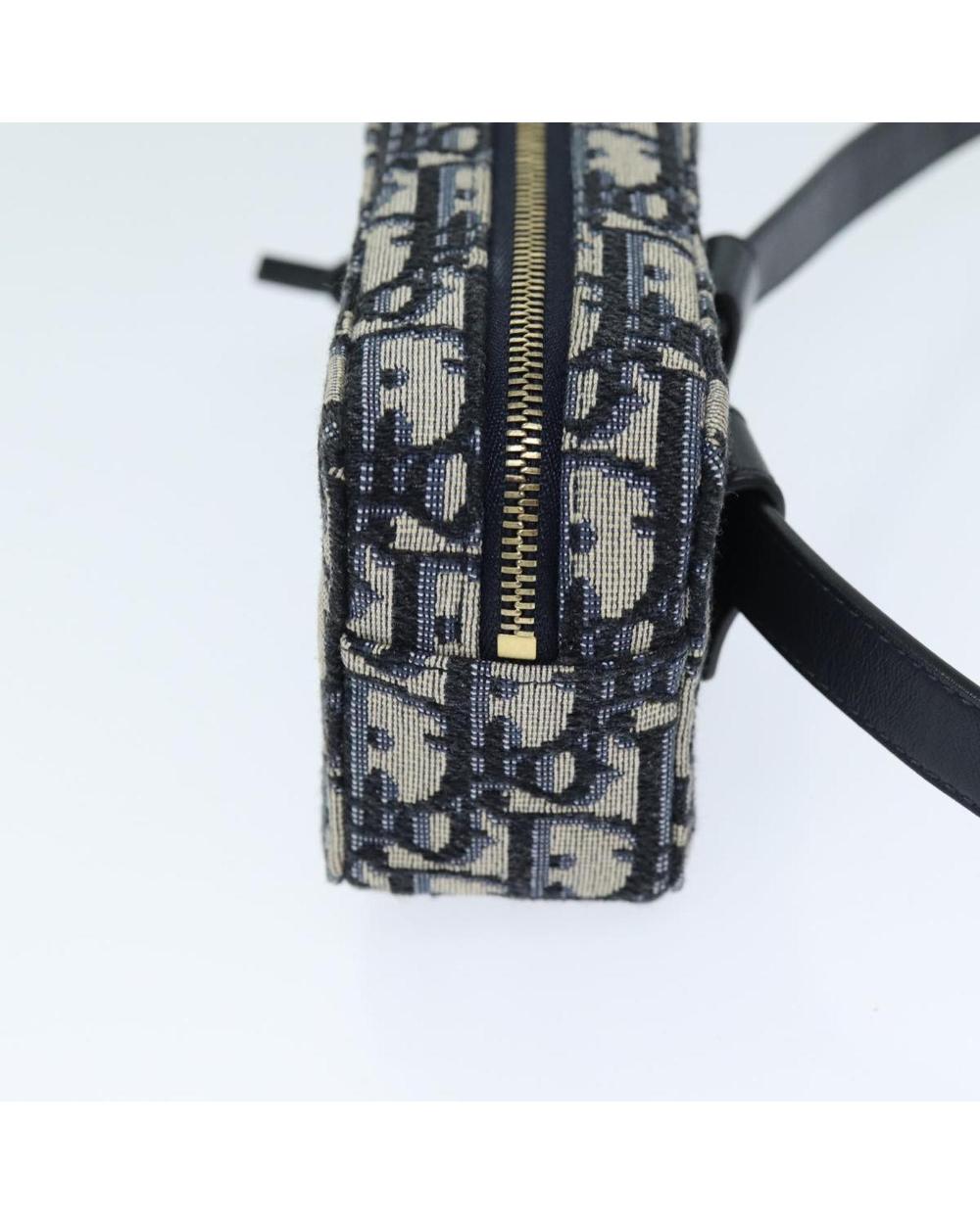 Navy Canvas Dior Belt Bag