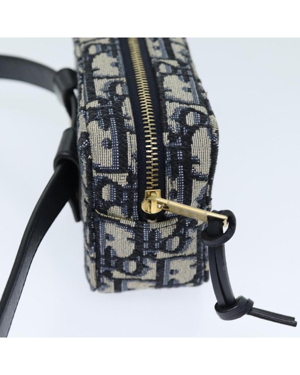 Navy Canvas Dior Belt Bag