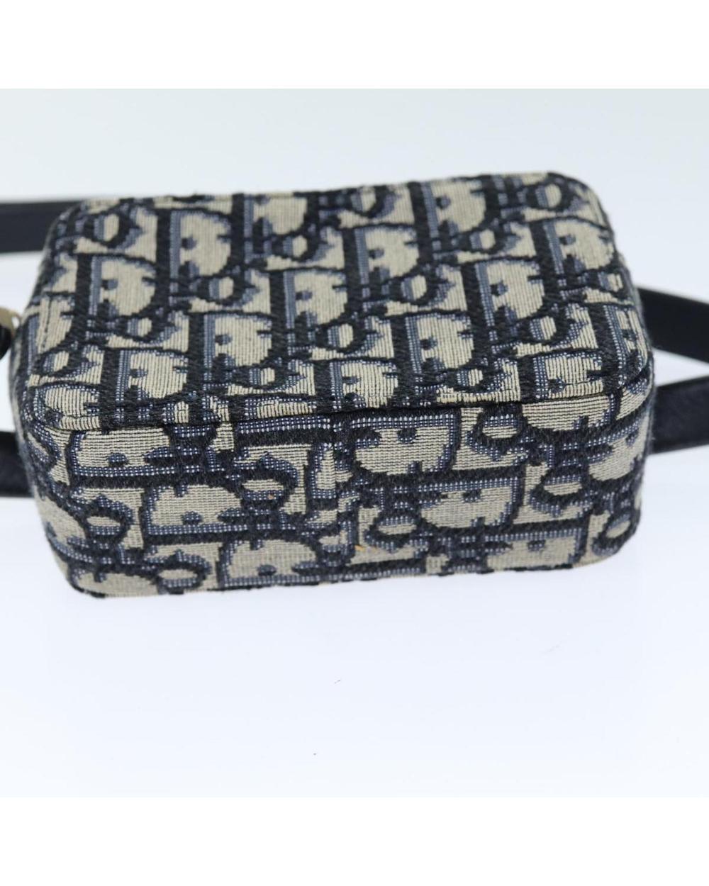 Navy Canvas Dior Belt Bag
