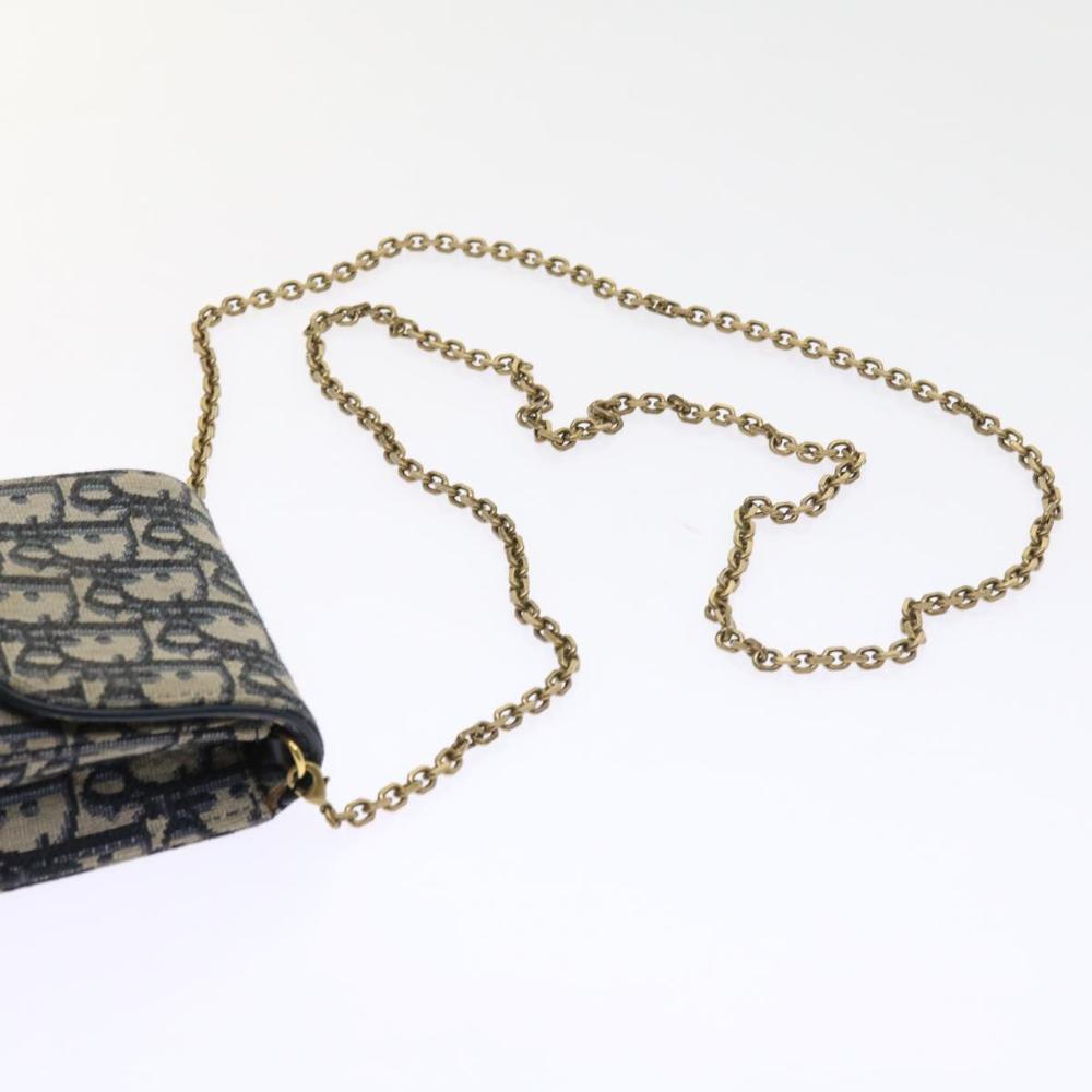 Navy Canvas Dior Cosmetic Pouch