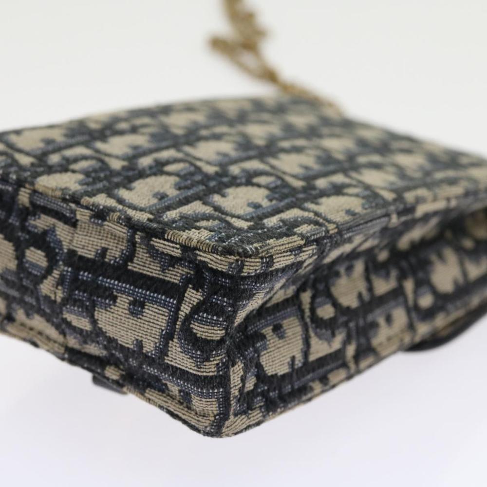 Navy Canvas Dior Cosmetic Pouch