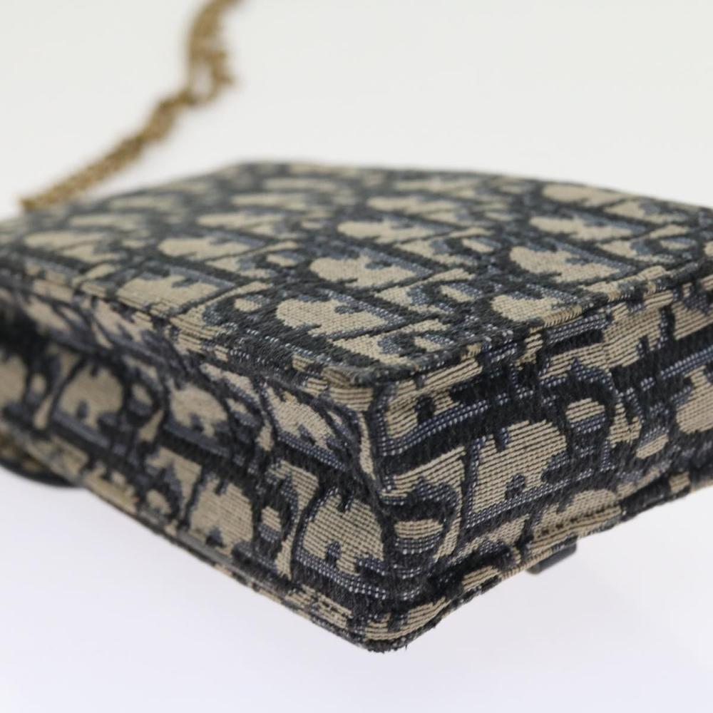 Navy Canvas Dior Cosmetic Pouch