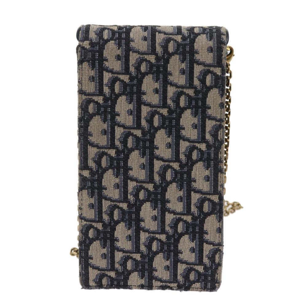 Navy Canvas Dior Cosmetic Pouch