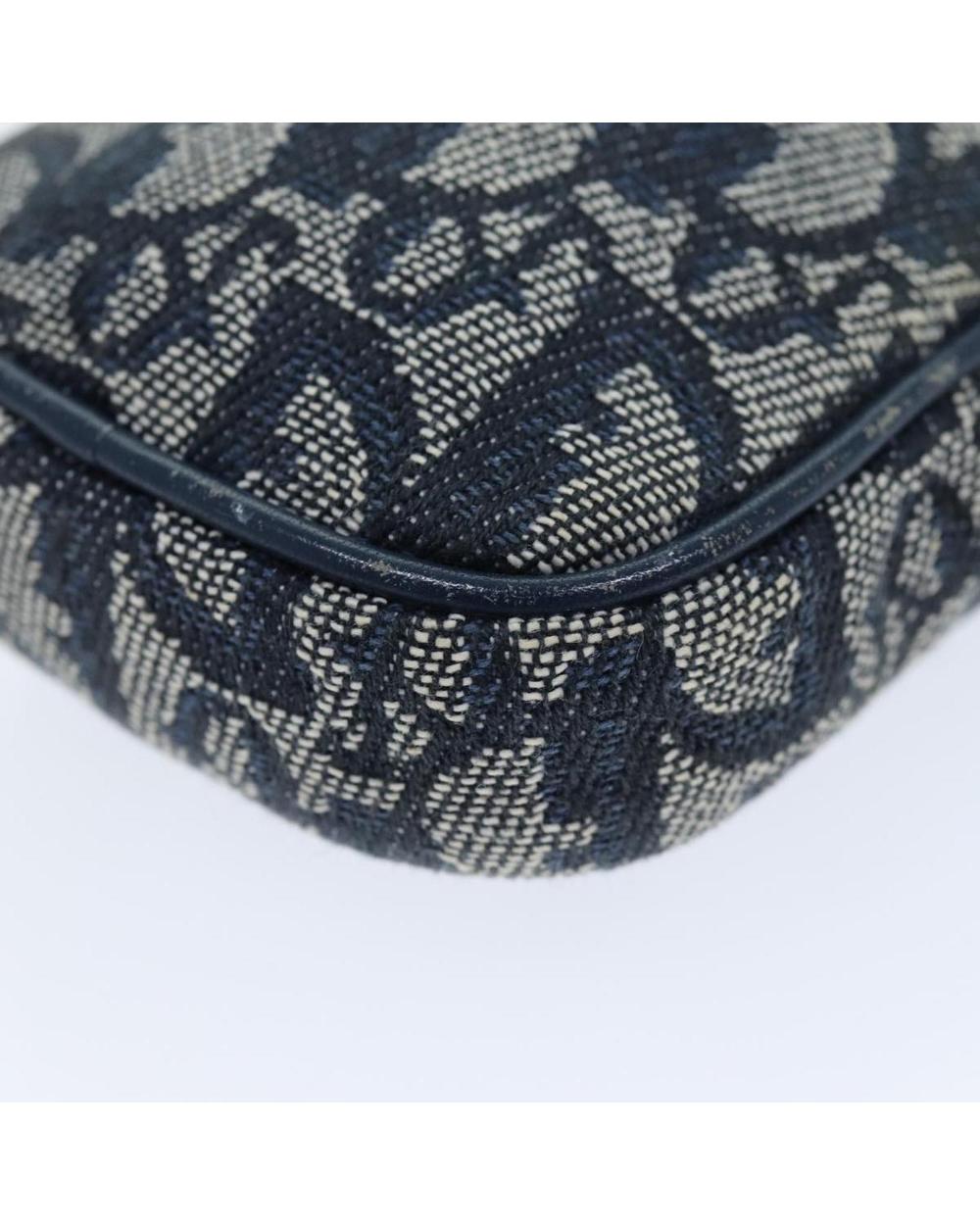 Navy Canvas Dior Cosmetic Pouch