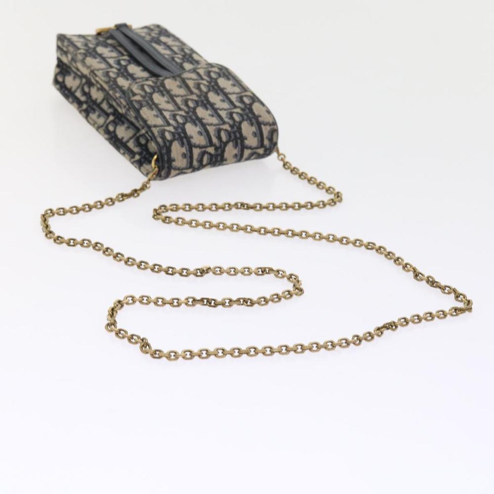 Navy Canvas Dior Cosmetic Pouch