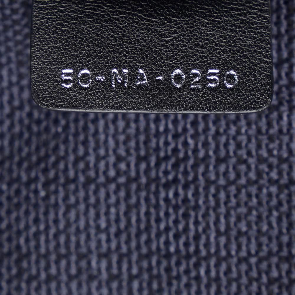 Navy Canvas Dior Crossbody Bag