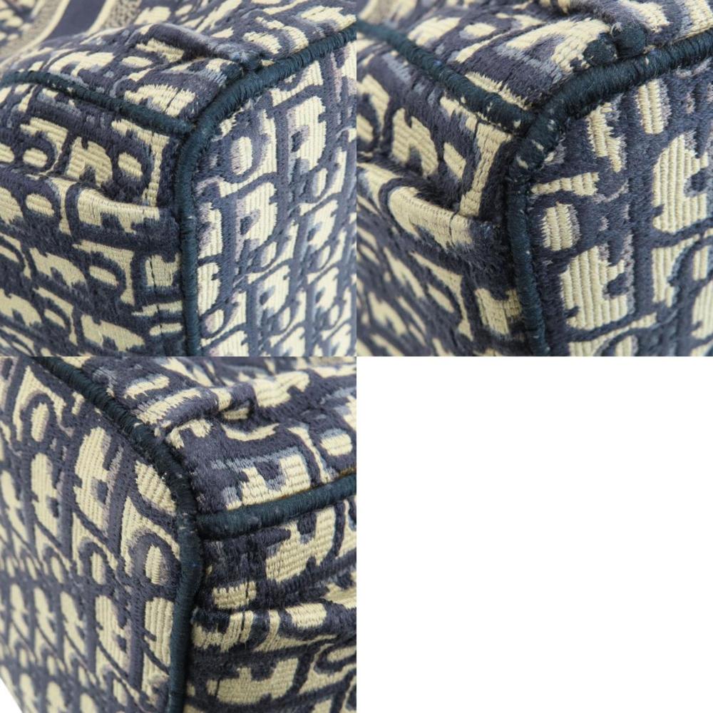 Navy Canvas Dior Tote