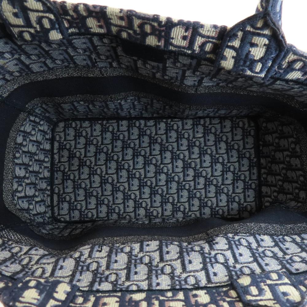 Navy Canvas Dior Tote