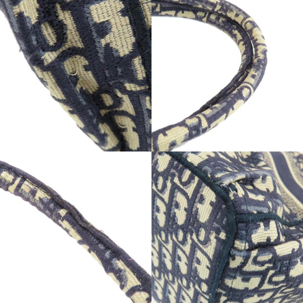 Navy Canvas Dior Tote
