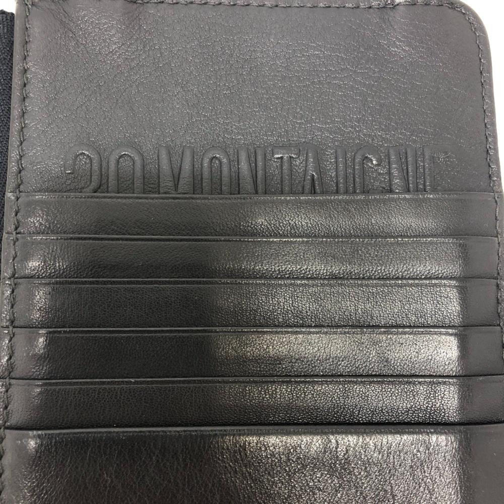 Navy Fabric Dior Saddle Bag