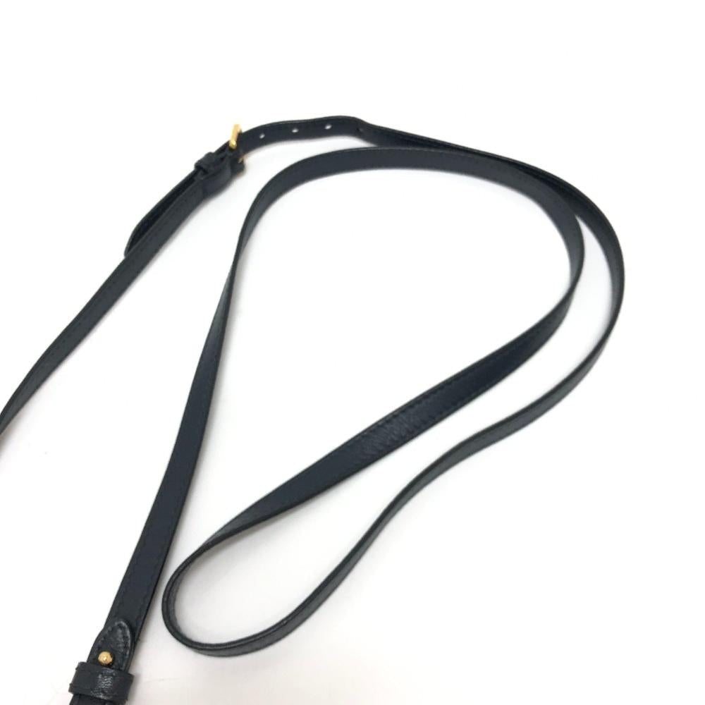 Navy Fabric Dior Saddle Bag