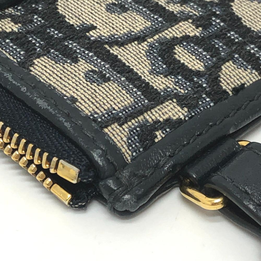 Navy Fabric Dior Saddle Bag