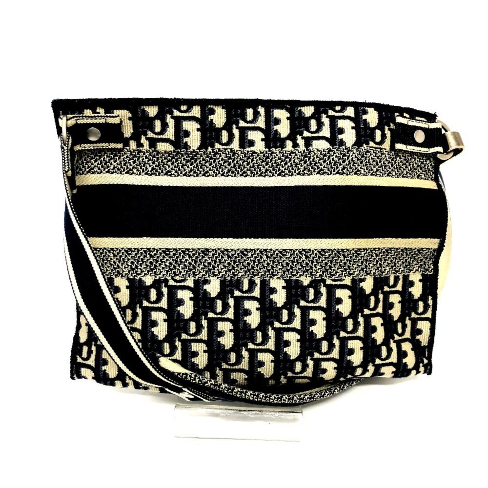 Navy Fabric Dior Travel Bag